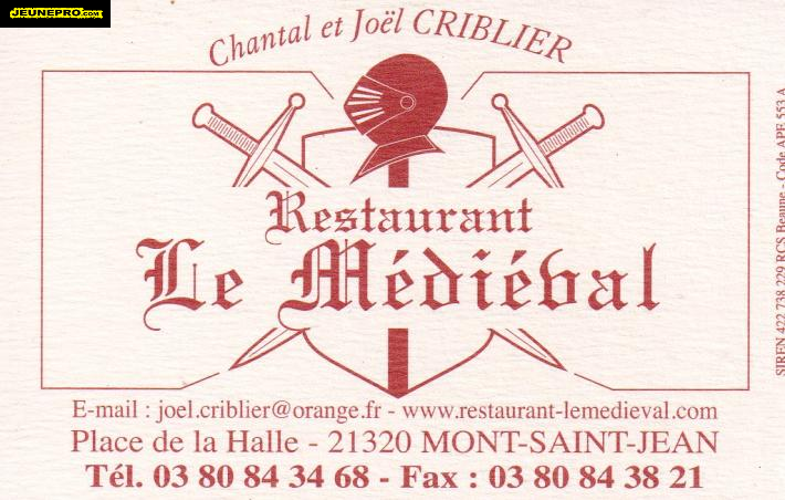 Restaurant 'LE MEDIEVAL'