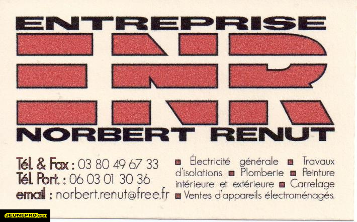 E N R Entreprise Norbert RENUT