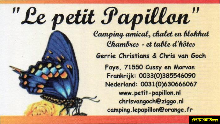 'Le Petit Papillon'  Camping, chalets