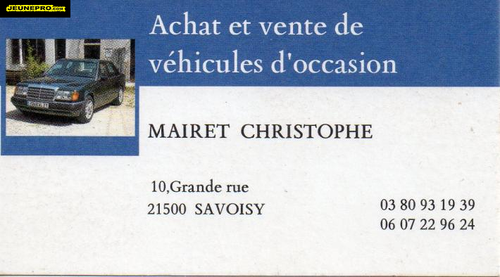 MAIRET Christophe 