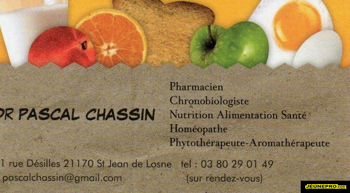 Pascal CHASSIN   Nutrition Alimentation Santé