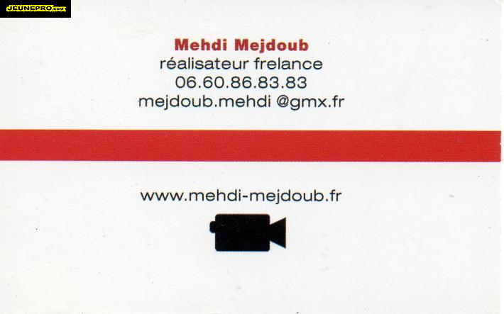 Mehdi Mejdoub  Réalisateur freelance