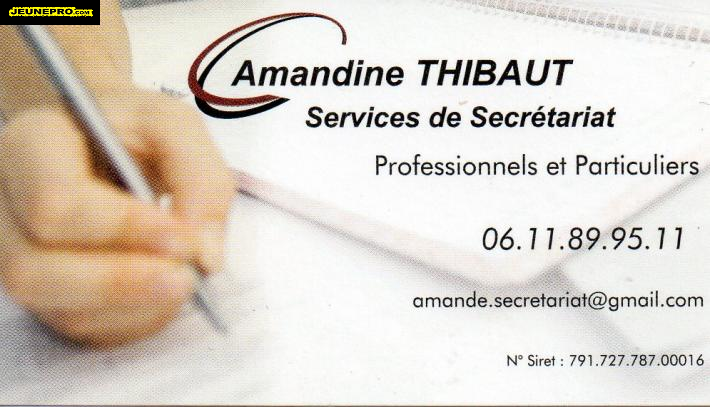 Services de Secrétariat Amandine THIBAUT