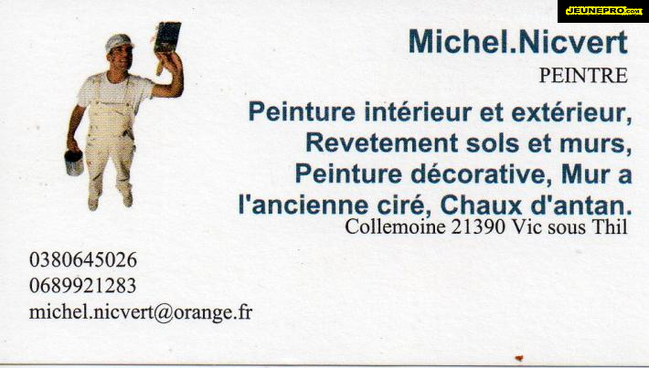 PEINTRE  Michel Nicvert