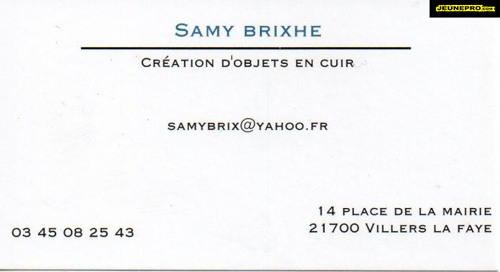 Samy BRIXHE   Céateur
