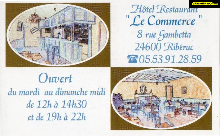 hotel restaurant  Le commerce