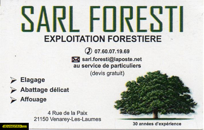 Sarl FORESTI  Exploitation Forestière