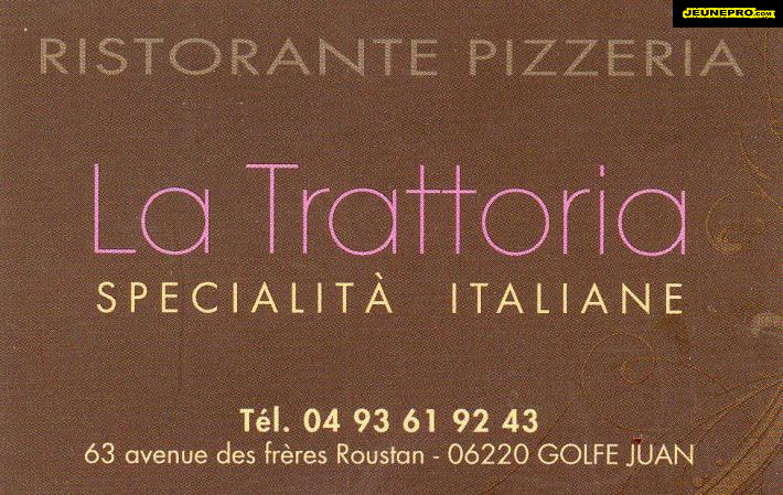 LA TRATTORIA  Restorante Pizzeria