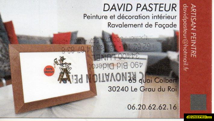 David Pasteur  Artisan peintre