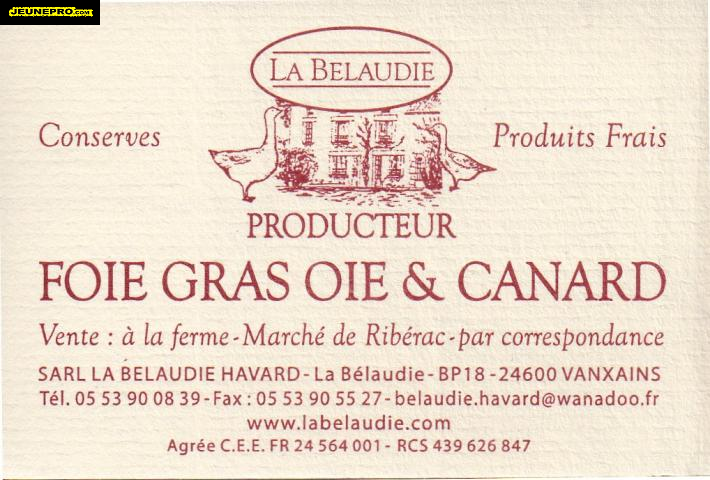 La Belaudie  foie gras