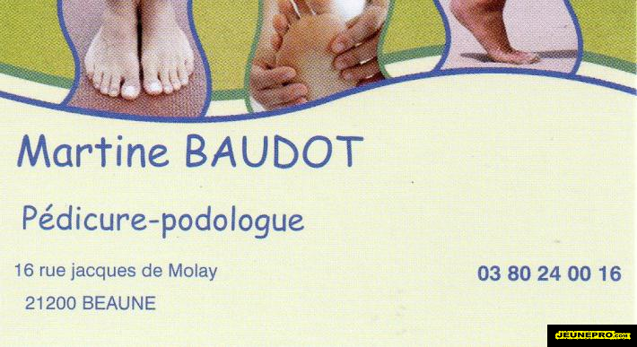 Martine BAUDOT  pédicure podologue
