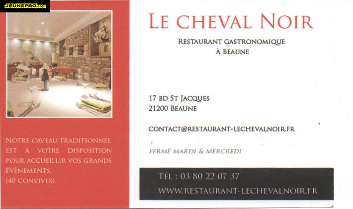 LE CHEVAL NOIR  Restaurant