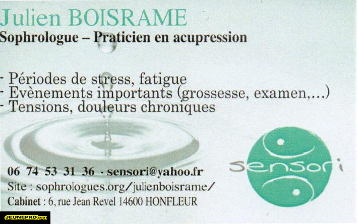 Julien BOISRAME Sophrologue