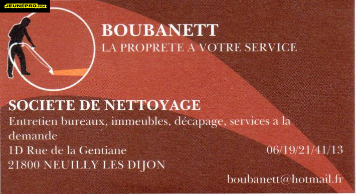 BOUBANETT Société  De Nettoyage
